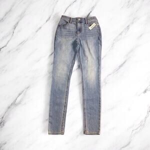 Old Navy Women's Size 2 High Rise Super Skinny Stretch Denim Blue Jeans Slim NWT